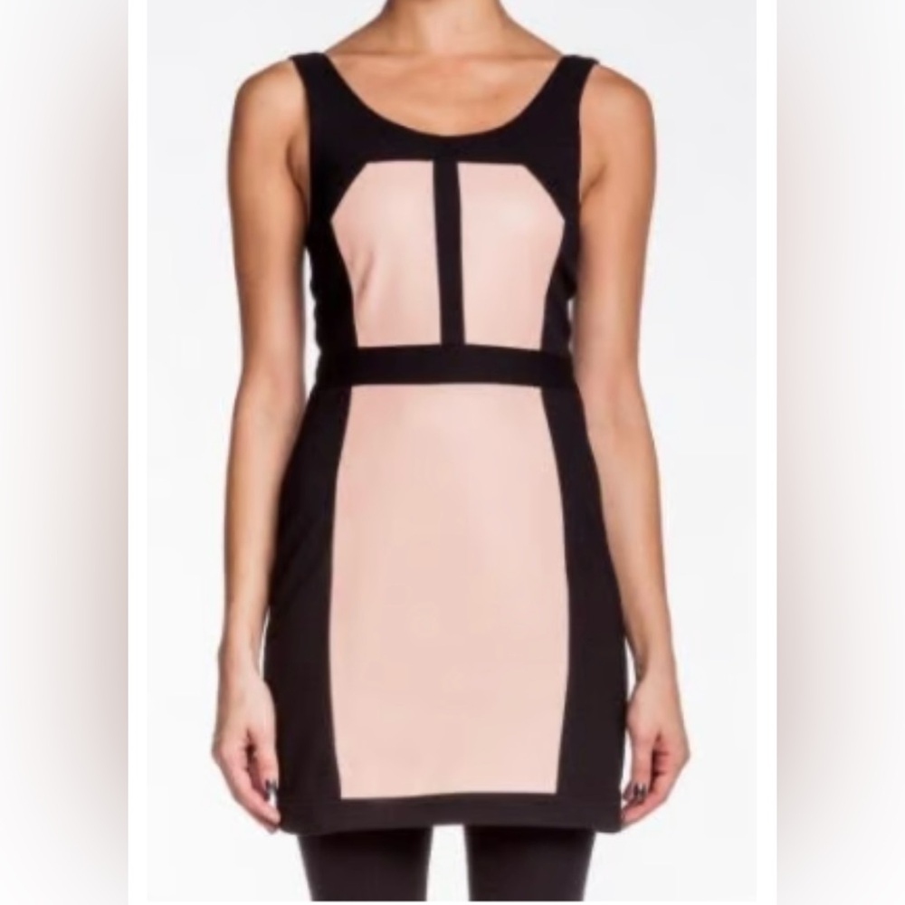 Rebecca Minkoff Stella Leather Panel Trim Dress NWT SZ 2 - Picture 3 of 15